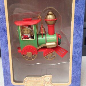 Cherished Teddies Santa Train Ornament NEW